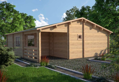 Log Cabin Emma 9m x 8m